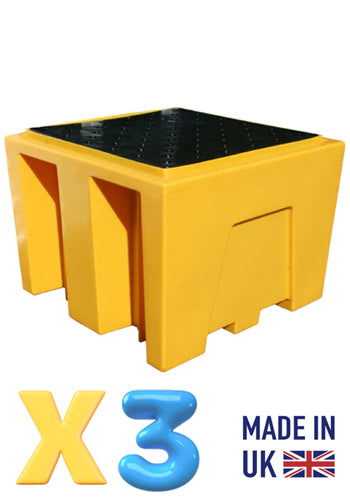 SINGLE IBC BUND PALLETS X 3