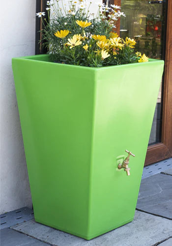 90 Litre Water Butt Planter In Apple - The Cambridge