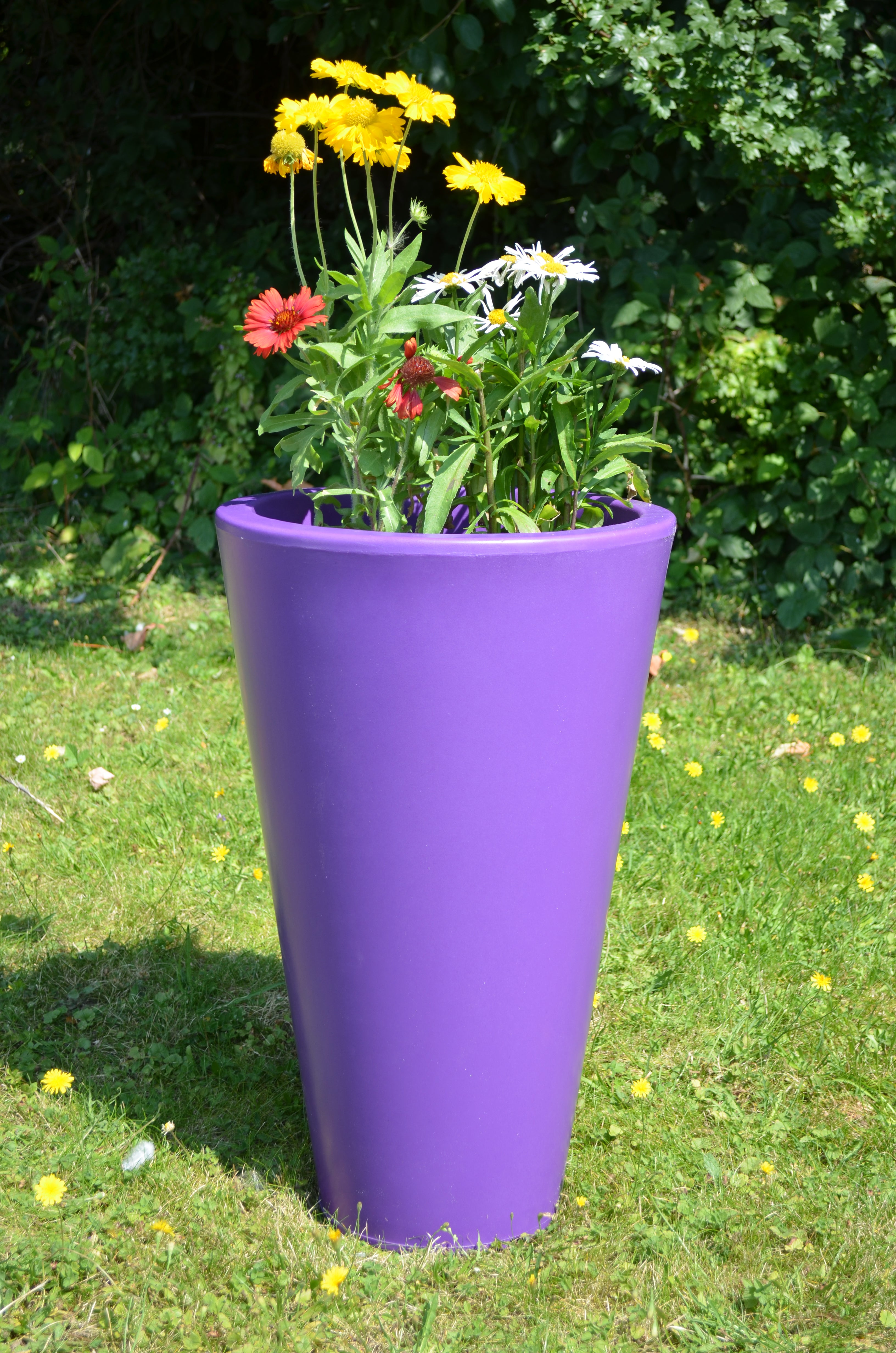 Ashwell Garden Planter In Purple