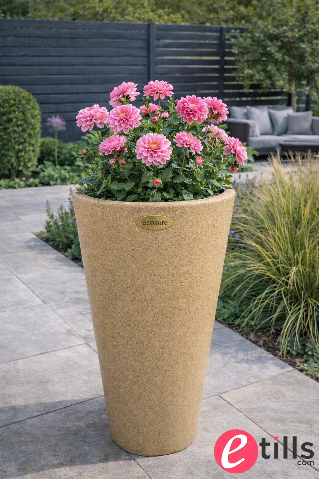 Ashwell Garden Planter In Sandstone