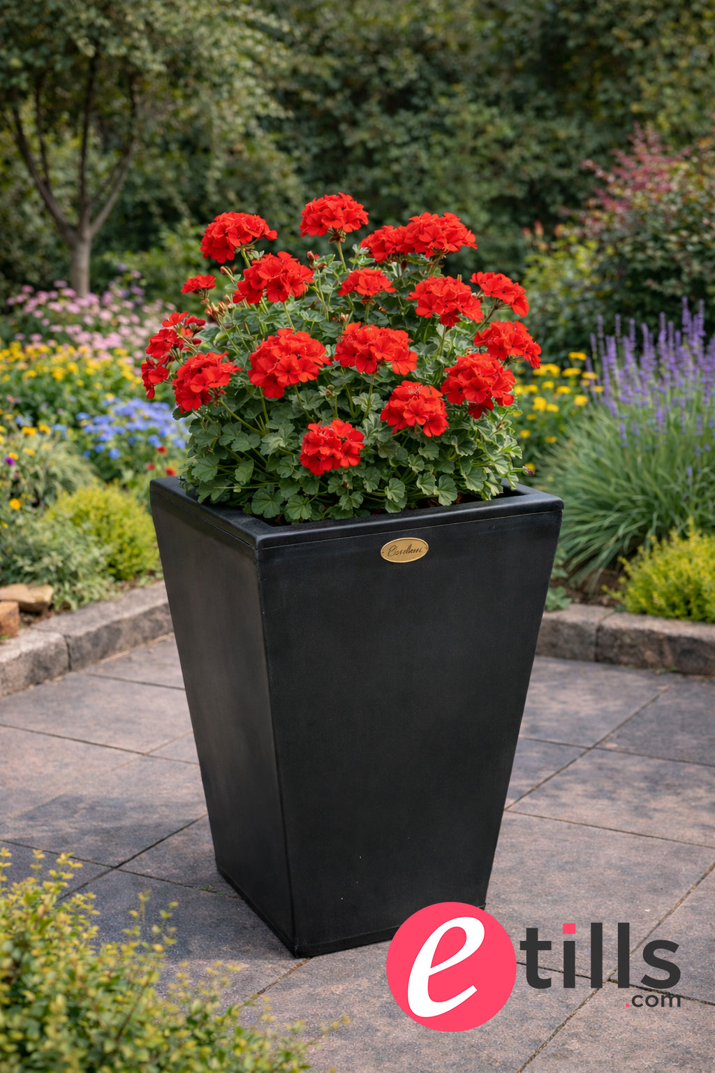 Barrington Garden Planter In Black