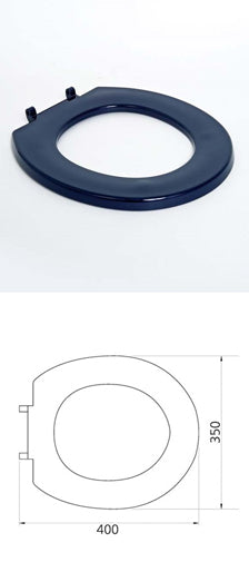 Mobility Toilet Seat, Ring Only, Stainless Steel Pillar Hinge