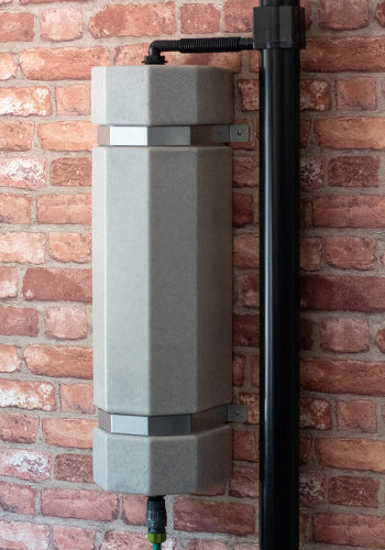 Butt Buddy Rainwater Management System In White Marble