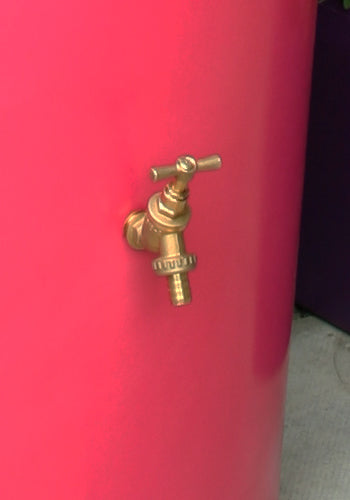 180 Litre Water Butt Planter Pink - The City