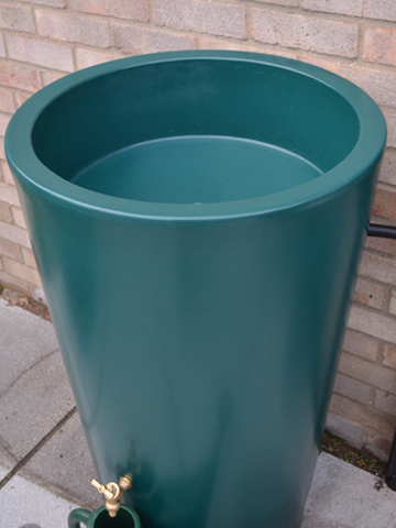 City Water Butt Planter In Green