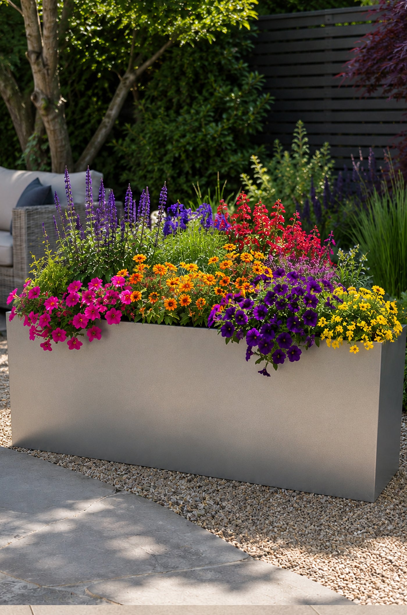 1200 x 400 x 600mm Raised Garden Bed Contemporary Style