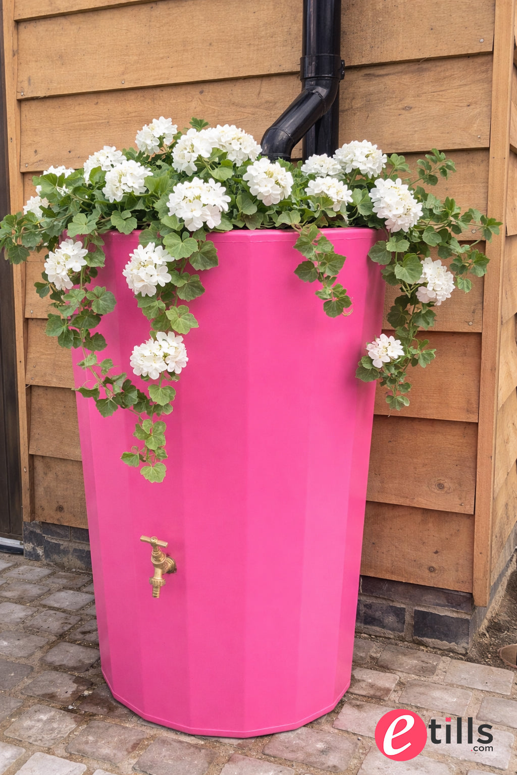Midi Metropolitan Water Butt Planter - Pink