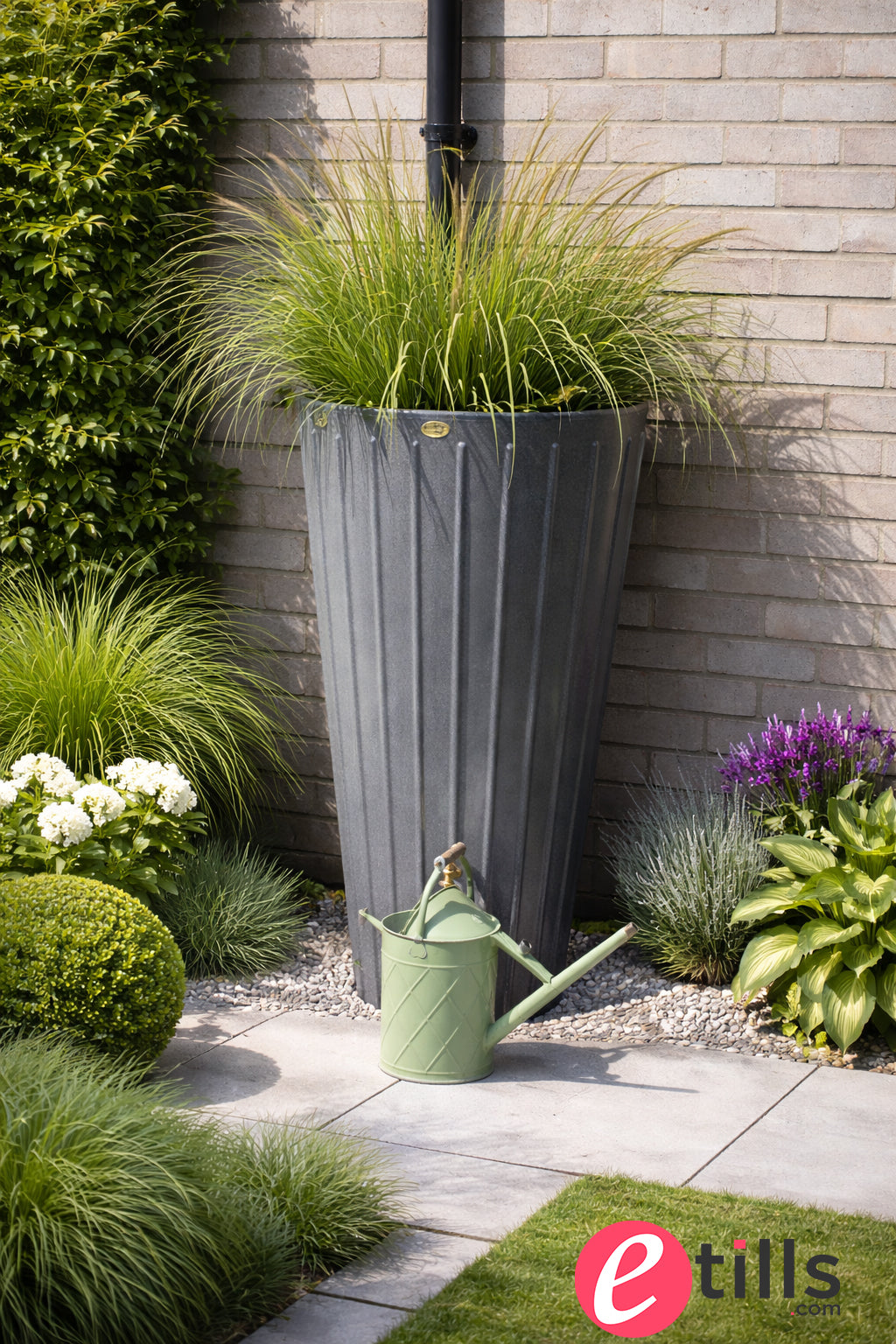 Cosmo 200 Litre Water Butt Planters - Millstone