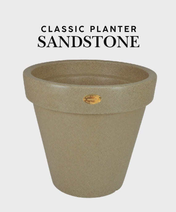 Classic Garden Planter In Sandstone