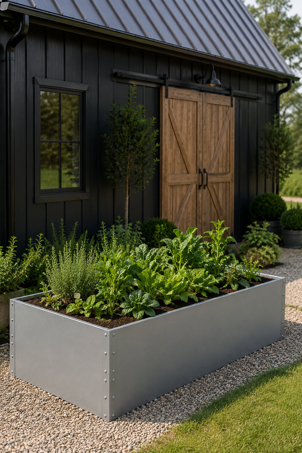 1800 x 800 x 600mm Raised Garden Bed Urban Style
