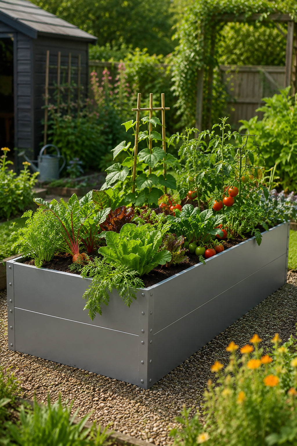 2400 x 800 x 600mm Raised Garden Bed Urban Style