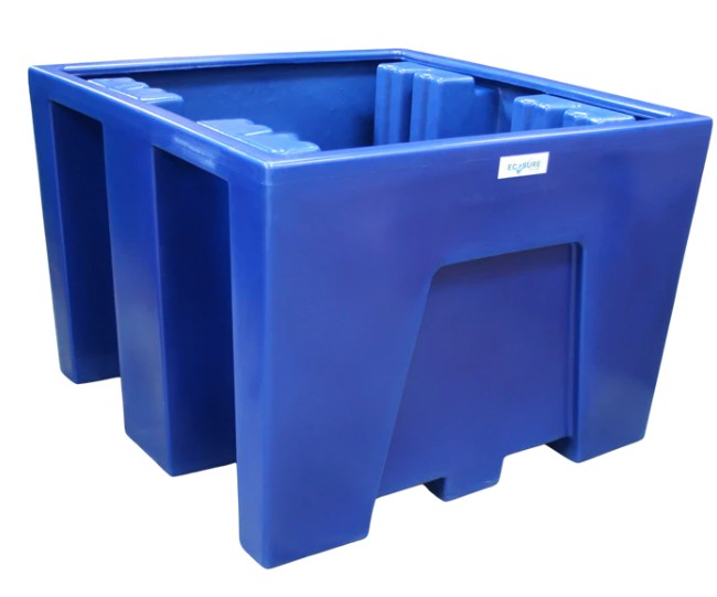 IBC Bund Pallet - Blue No Grid