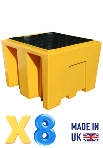 SINGLE IBC BUND PALLETS X 8