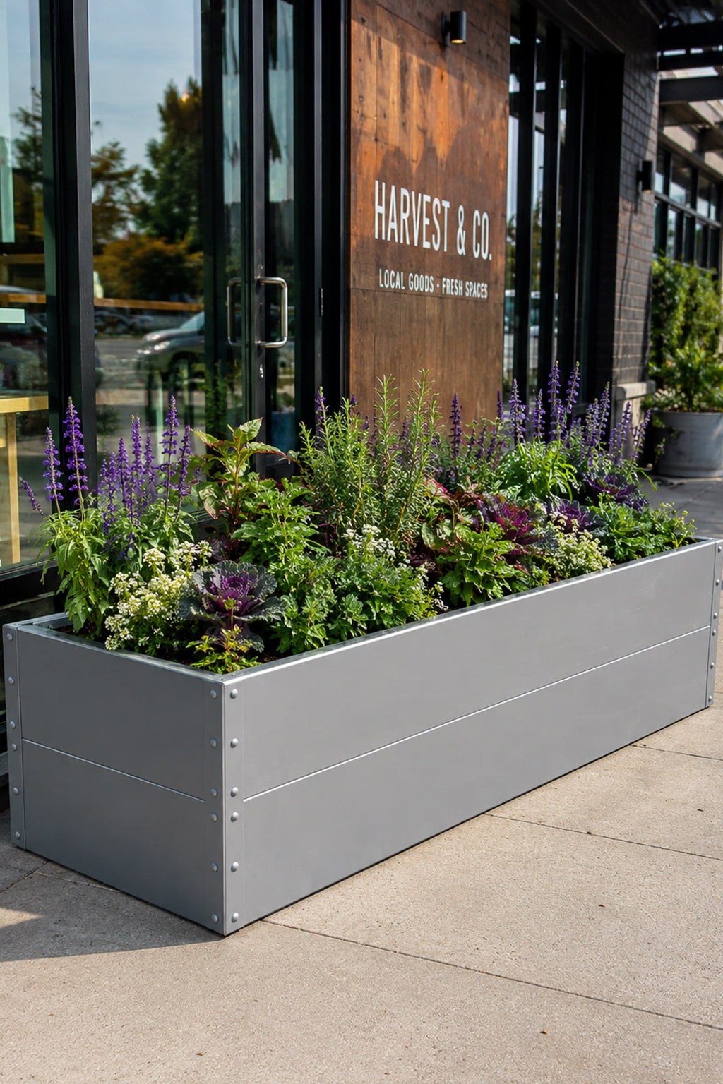 2400 x 600 x 600mm Raised Garden Bed Urban Style