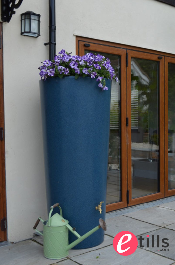380 Litre Big City Water Butt Planter In Bluestone