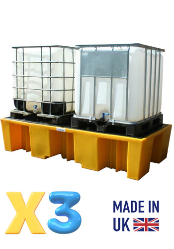 Double IBC BUND PALLETS X 3